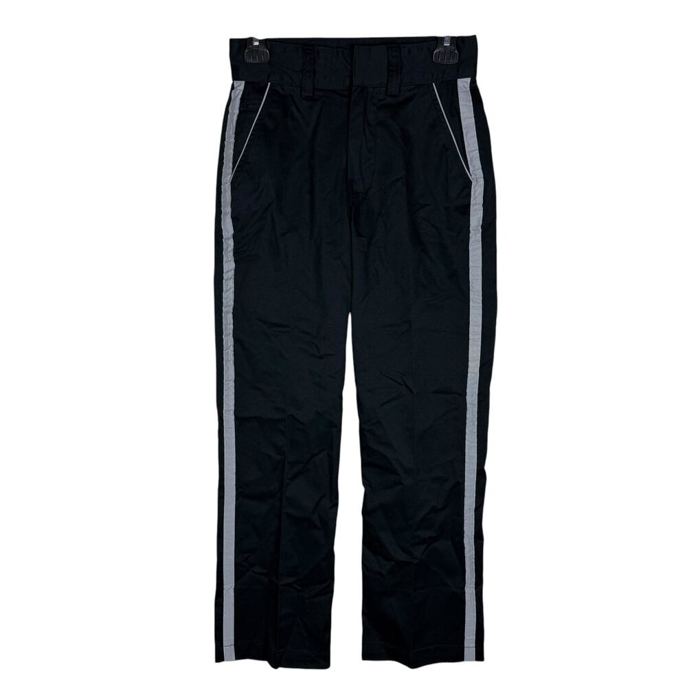 Tesla Pants Women's 30 Black Mid-Rise Slash Pockets Straight Leg Classic Zip Fly